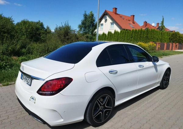 Mercedes-Benz Klasa C cena 129900 przebieg: 78580, rok produkcji 2018 z Mrągowo małe 704